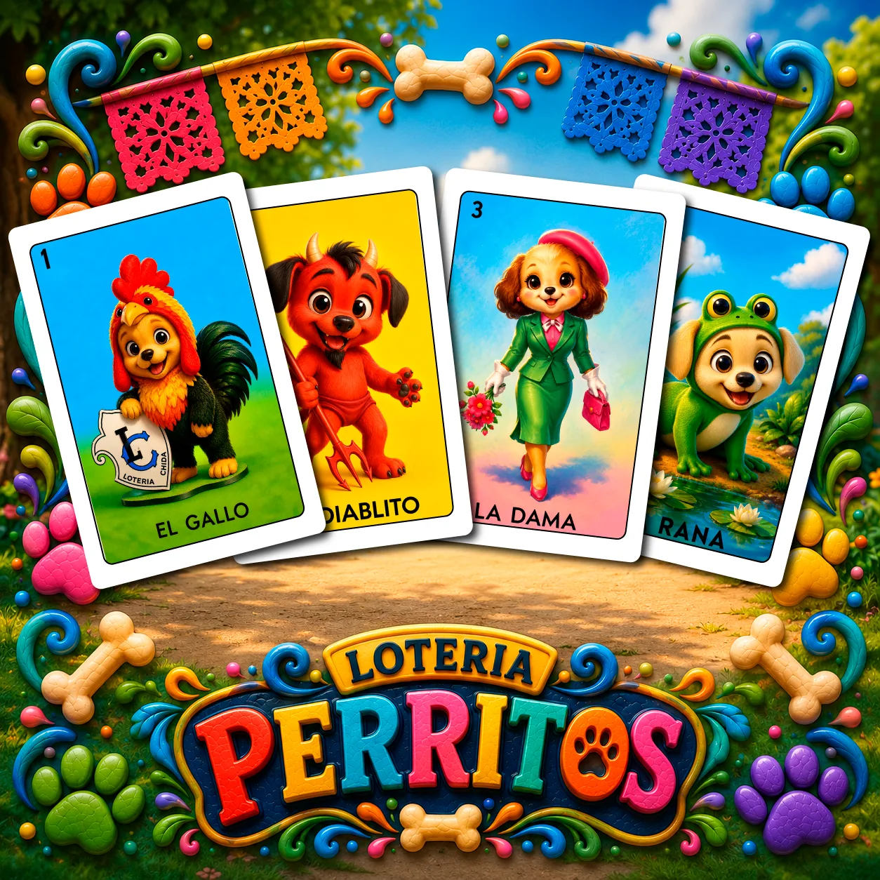 Lotería de Perritos - portada