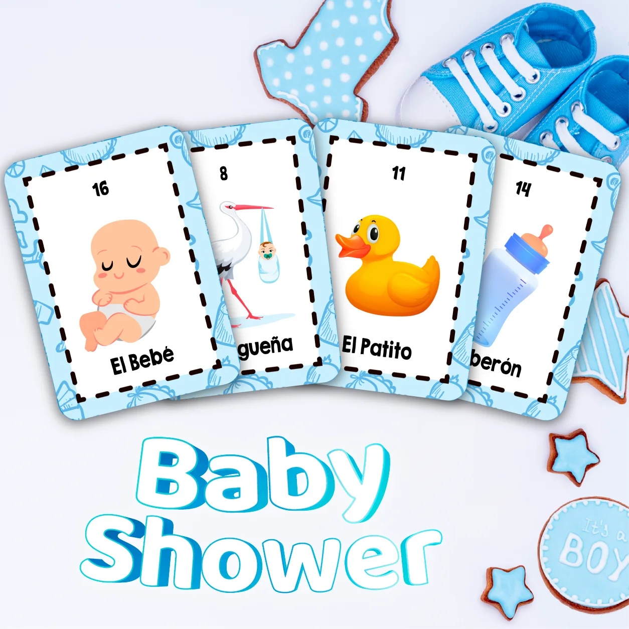 Lotería Baby Shower - portada